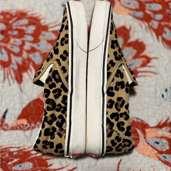 Vans Tan Leopard Slip-On - Picture 3 of 8